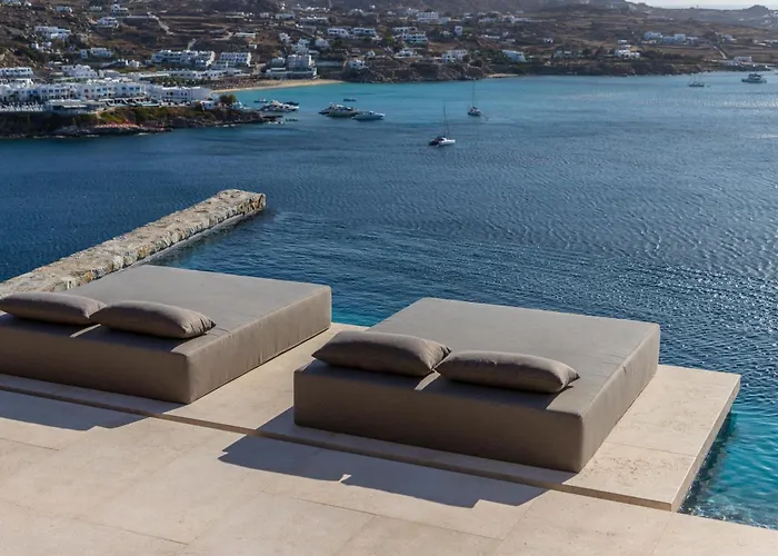 The Skyvilla Mykonos - A Landmark With Breathtaking Views Of The Psarou Bay Villa Platys Gialos (Mykonos)