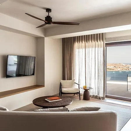 别墅 The Skyvilla Mykonos - A Landmark With Breathtaking Views Of The Psarou Bay